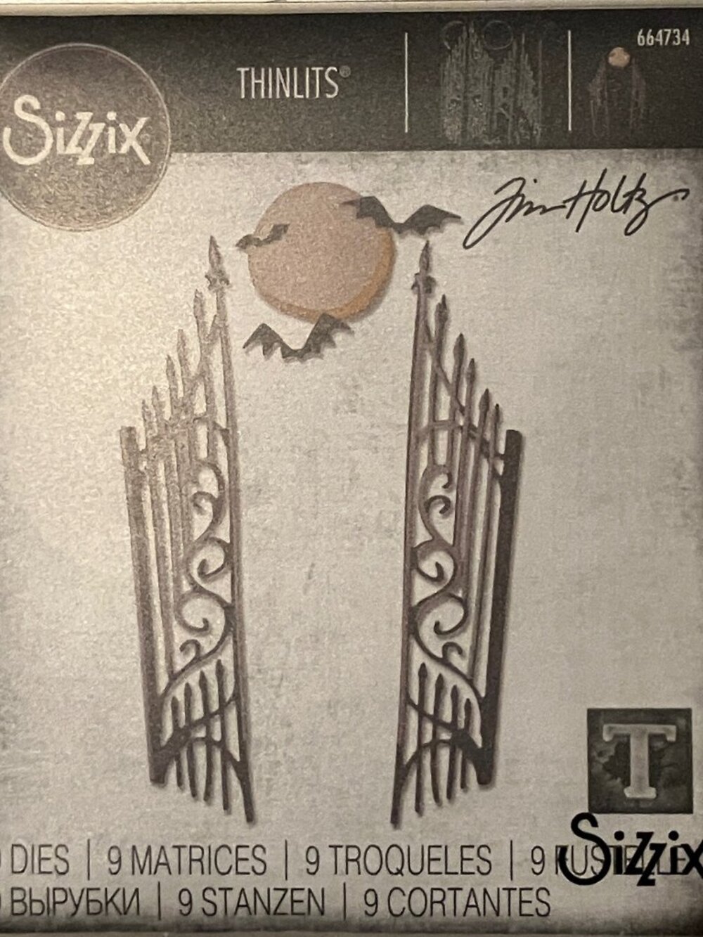 Sizzix Tim Holtz Halloween Thinlits Dies, Gate Keeper 664734
